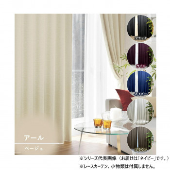 カーテン アール 2P 100X135 NB 725858000135047