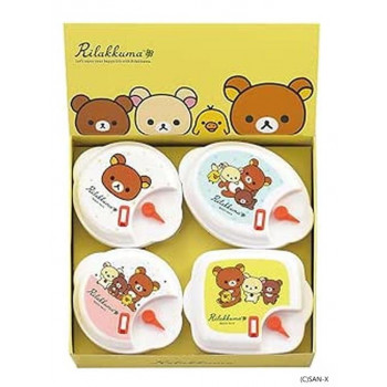 「リラックマ」電子レンジ容器4PC　RK-34