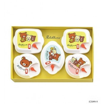 「リラックマ」電子レンジ容器5PC　RK-35
