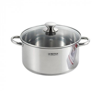 「ラ・ベットラ」IH200V対応両手鍋24cm　LB-174R