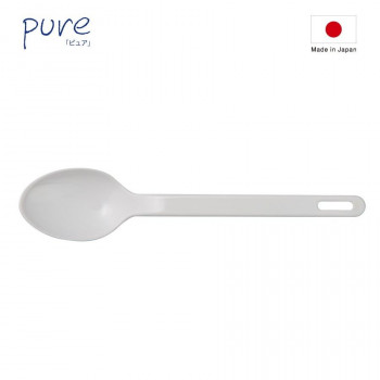豊琺瑯 pure ピュア・ホーローデザートスプーン　WT PU-213-WT