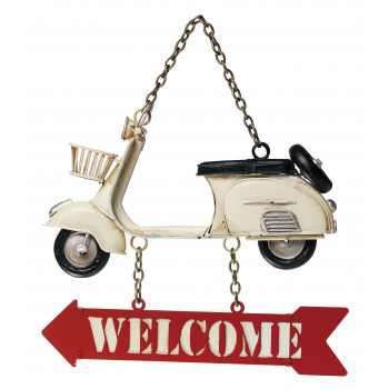 ウェルカムボード scooter 壁掛け 43154