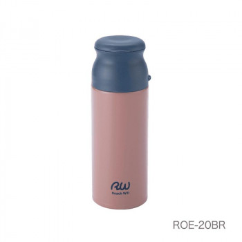 ステンレス製サプリメントマグボトル200ml　ブラウン　ROE-20BR