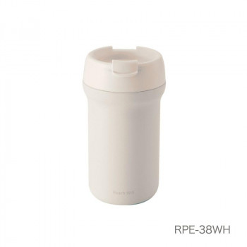 ステンレス製CAFEダイレクトマグボトル　380ml　ホワイト　RPE-38WH
