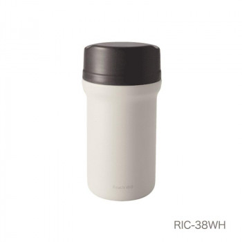 ステンレス製CAFEマグボトル　380ml　ホワイト　RIC-38WH