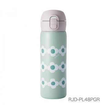 Pluneワンタッチマグボトル480ml PGR　パステルグリーン　RJD-PL48PGR