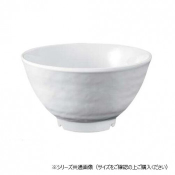 福井クラフト メラミンφ12.2飯碗　雲波(白グロス) 75007020