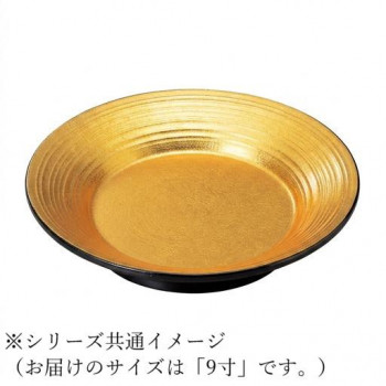福井クラフト 9寸鳳龍盛鉢 一色金箔 55004410