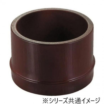 福井クラフト Φ8.0cm越前すす竹丸鉢 54300190