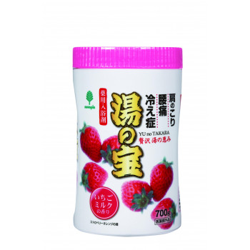 湯の宝 いちごミルクの香り(丸ボトル)700g N-0064