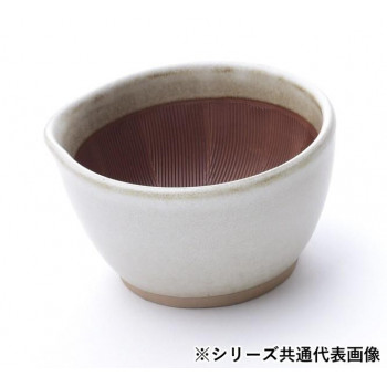 もとしげすり鉢　単品　白マット　小(11cm)