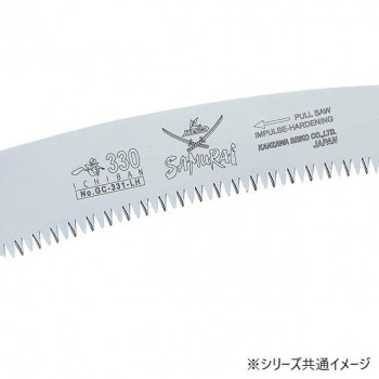 神沢精工　SAMURAI(サムライ) 枝打ち鋸 一番シリーズ 一番替刃300mm GC-301-LH