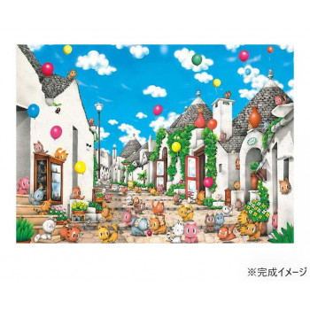 ジグソーパズル　芳岡ひでき　アルベロベッロ キャッツ　500-316