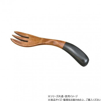 阿瀬真三商店　キッズ フォーク 黒　G1808