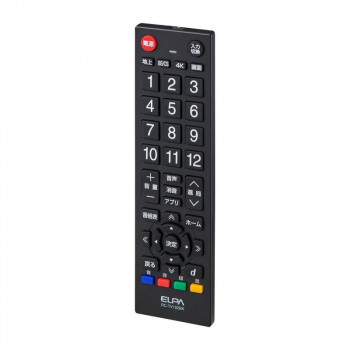 テレビリモコン RC-TV102BK
