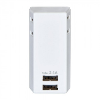 USBタップ2個口2ポート2.4A UA-222L