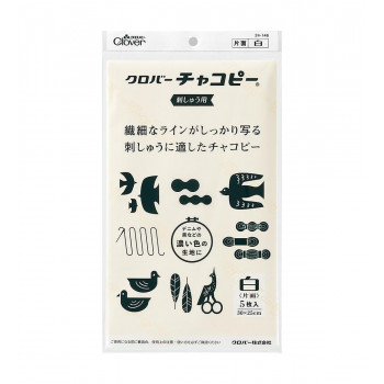 クロバー チャコピー 刺しゅう用 片面・白 24-146