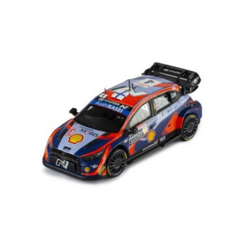 イクソモデル B ヒョンデ i20 N Rally1 23モンテカルロ 1/43スケール 4 E.Lappi/J.Ferm RAM884