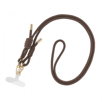 SHOULTY MULTI STRAPWフックベーシックタイプ モカブラウン　LN-SS11BR