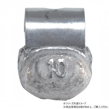 チップトップ 鉛製 アルミ純正打ち込みウェイト10G 10個入 614-10
