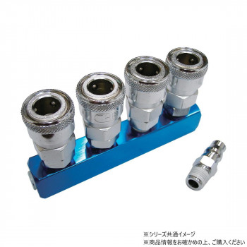 チップトップ 4連エアカプラー TA42C