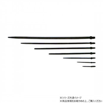 チップトップ 結束バンド 黒 全長202MM 100本入り MCB-200B
