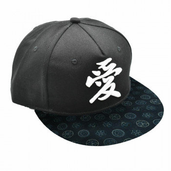 大西賢製販 Ripple 文字刺繍フラットキャップ 愛 H23-MSF04