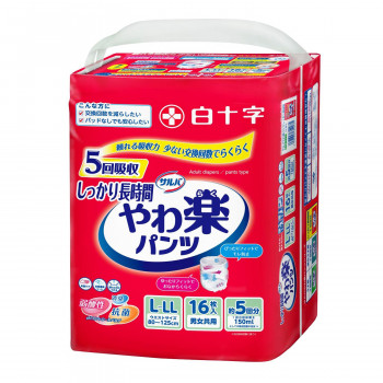 サルバ やわ楽パンツしっかり長時間 L-LL 16枚(尿5回) 843497
