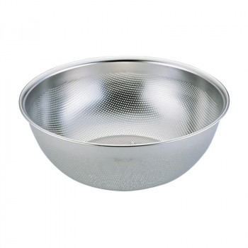 三宝産業 UK 18-8 HACCP　パンチングボールザル深型 30cm AC4027