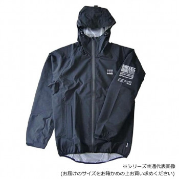 ミツウマ　ギャレックレインウェア パーカー No.8500  クロ  LL