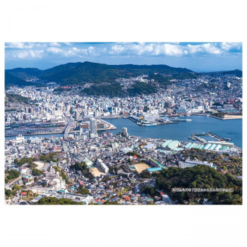 300Pジグソー 日本の都市38 長崎県長崎市「稲佐山から見る長崎市全域」 300-394