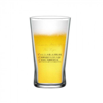 東洋佐々木ガラス ビヤーグラス(のどごし×口あたり) 320ml B-37102-JAN-P
