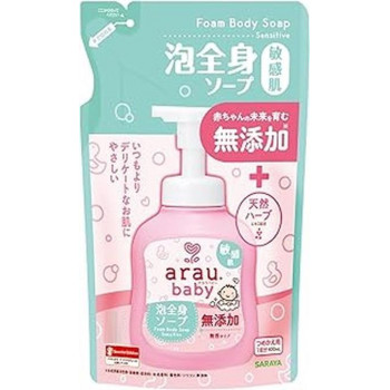 アラウベビー 泡全身ソープ 敏感肌 替 400ml 575-259326-00