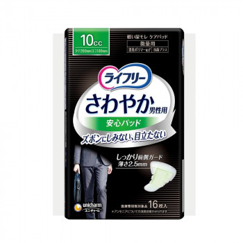 ライフリー 男性用さわやか超うすパッド 微量用 16枚入 ×1個 500-006935-00