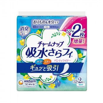 チャームナップ 吸水さらフィ ギュッと吸引 ロング 19cm 52枚入 ×1個 500-420260-00