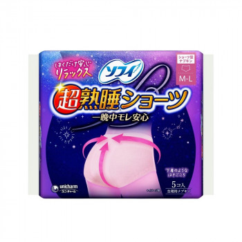 ソフィ 超熟睡ショーツ M-L 5コ入 ×1個 500-351763-00