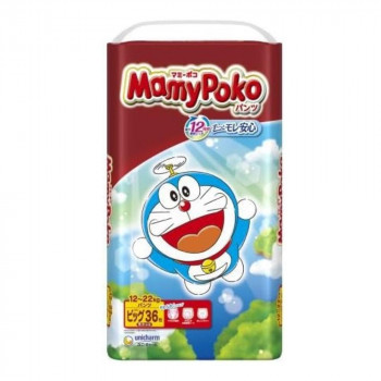 マミーポコ パンツ ドラエモン ビッグ 36枚入 ×1個 500-281596-00