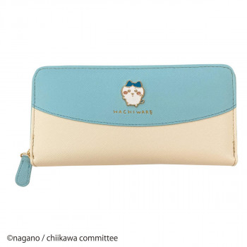 ちいかわ ラウンド長財布 ブルー(ハチワレ) CHI3-11