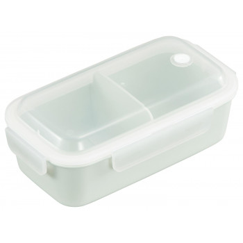 オーエスケー PLC Pale color ランチボックス(仕切付) HPC-550D 550ml グリーン