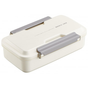 オーエスケー BUL BUCKLE LOCK ランチボックス(仕切付) BL-39D アイボリー 850ml