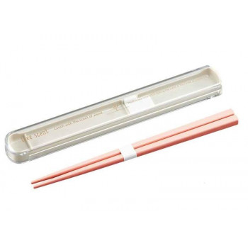 オーエスケー HKP No.3 ひのきのぷら 引フタ箸箱セット(19.3cm) HS-16 ライトピンク
