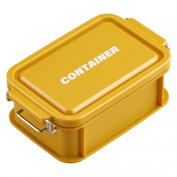 オーエスケー CNT コンテナランチボックス(仕切付) CNT-450 イエロー 450ml