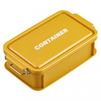 オーエスケー CNT コンテナランチボックス(仕切付) CNT-750 イエロー 750ml