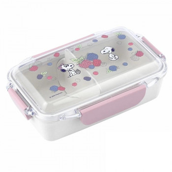 オーエスケー PNF ピーナッツ(ファンシー) ランチボックス(仕切付) PCD-500 ピンク