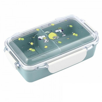 オーエスケー PNF ピーナッツ(ファンシー) ランチボックス(仕切付) PCD-500 ブルー