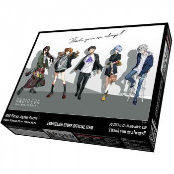 ジグソーパズル 1000ピース エヴァンゲリオン RADIO EVA Illus.09 Thank you as always!! 10-1460