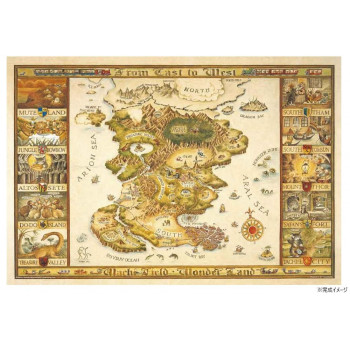ジグソーパズル 1000ピース わちふぃーるど わちふぃーるどの地図 13-19