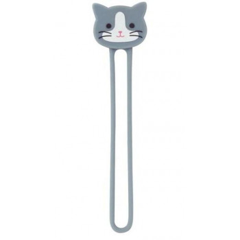 LIHIT LAB.(リヒトラブ)　PuniLabo　マグネットバンド(2本パック)　ハチワレネコ　A-7722-4