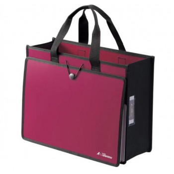 LIHIT LAB.(リヒトラブ)　ツールバッグ　P.P.　A4　レッド　A-7773-3