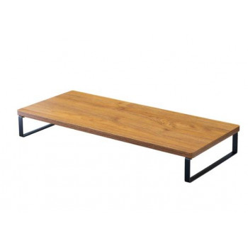 LIHIT LAB.(リヒトラブ)　MDF机上台　スタンダード　590×250mm　ロータイプ　ブラウン　A-8001-9